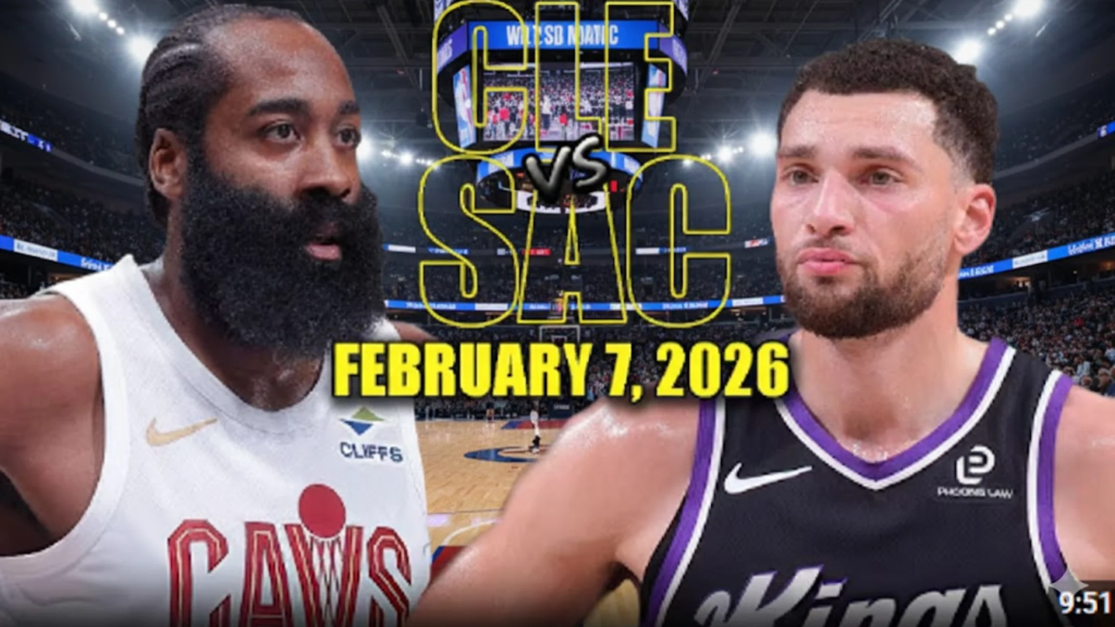 Cavaliers vs Kings match stats