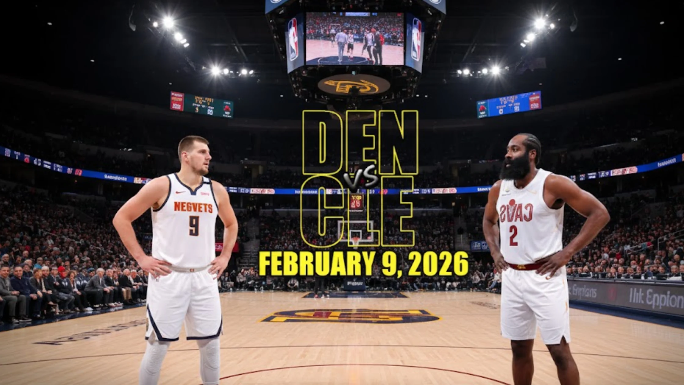 Cavaliers vs Nuggets match stats