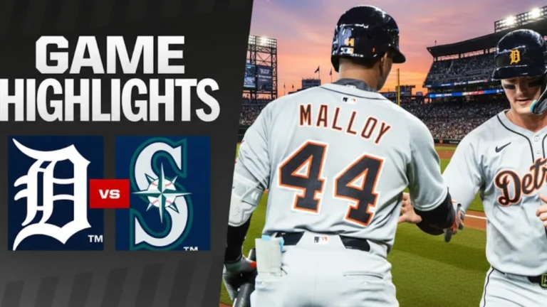 Detroit Tigers vs Seattle Mariners