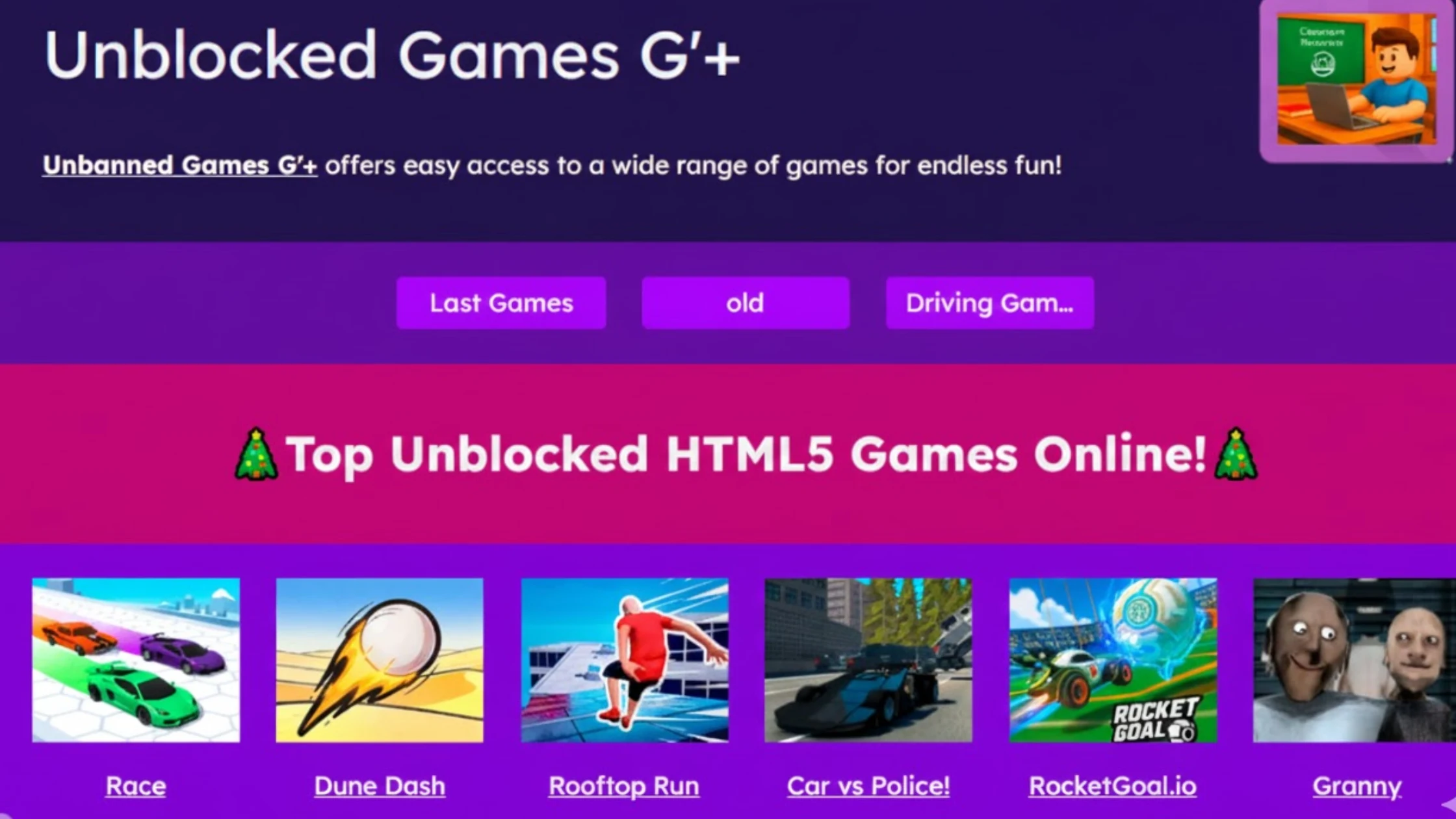 Unblocked Games G+